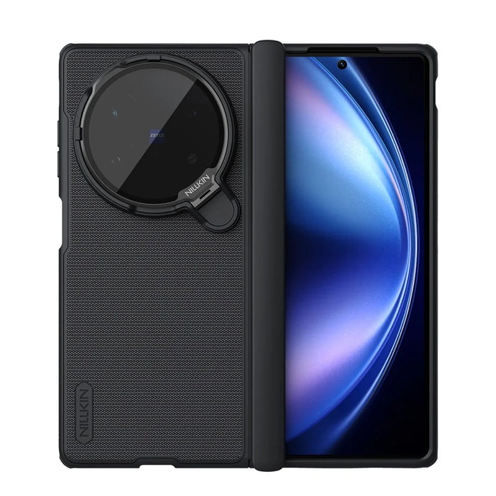 NILLKIN Super Frosted Shield Prop For vivo X Fold5 5G Magnetic Case Clear Lens Lid Kickstand PC Phone Cover - 1