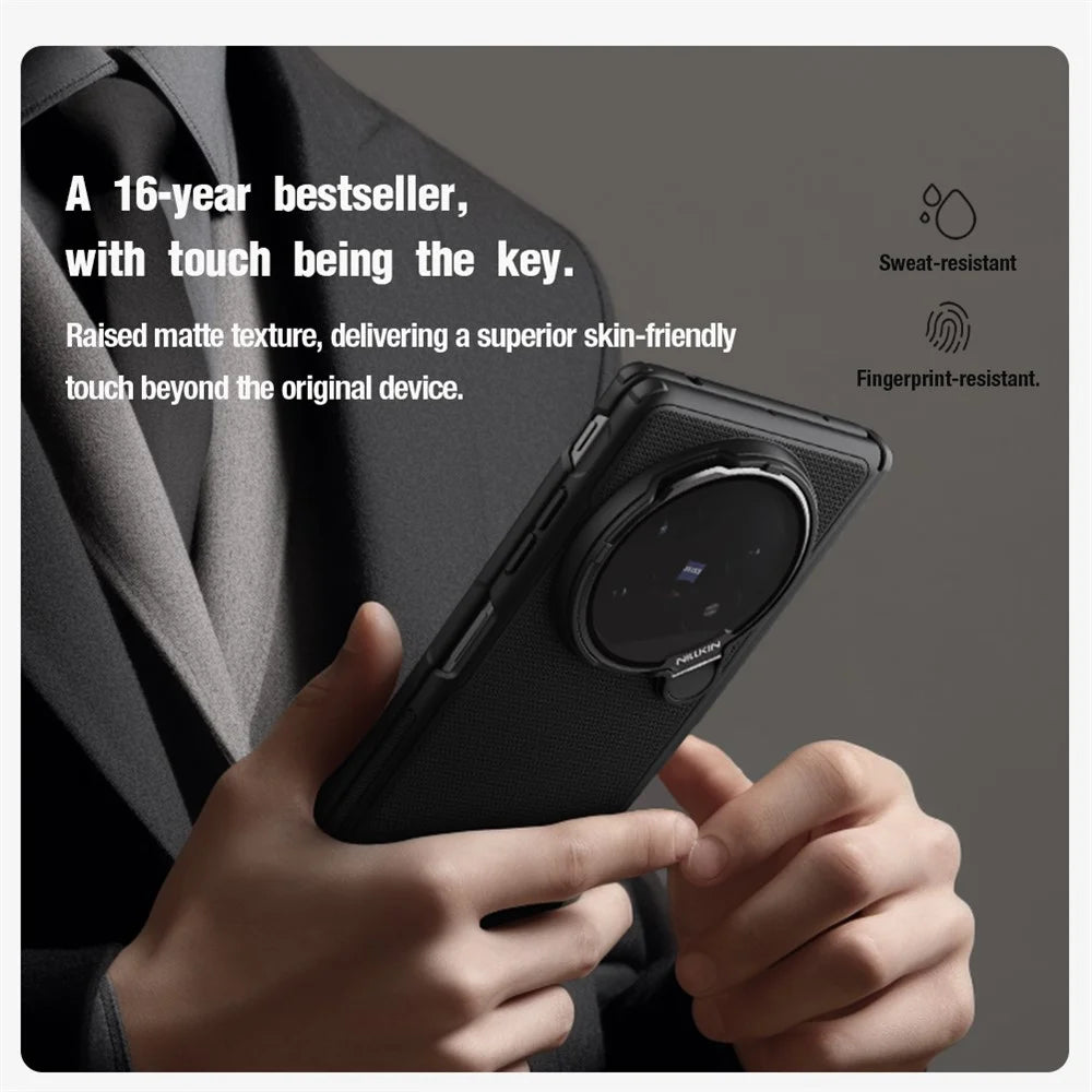 NILLKIN Super Frosted Shield Prop For vivo X Fold5 5G Case Clear Lens Lid Kickstand Phone Cover - 7