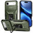 For iPhone Air Case Camshield Kickstand TPU + PC Anti-Slip Phone Cover - Green - 1