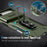 For iPhone Air Case Camshield Kickstand TPU + PC Anti-Slip Phone Cover - Green - 3