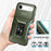 For iPhone Air Case Camshield Kickstand TPU + PC Anti-Slip Phone Cover - Green - 4