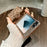 For Samsung Galaxy Z Flip7 FE 5G / Z Flip6 5G Case Leopard Pattern Ring Holder Rhinestone Hard PC Phone Cover - Gold - 3