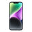 For iPhone 14 / 13 Magnetic Case 1.5mm Thickness TPU + PC Clear Phone Back Cover - 2