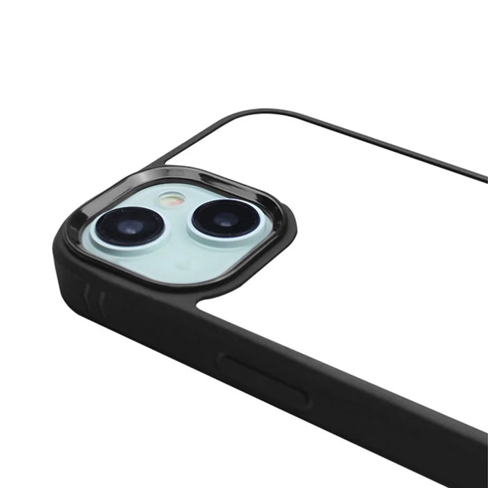 10Pcs For iPhone 15 Plus Case DIY Blank Heat Transfer TPU + PC Phone Back Cover with Magnetic Ring - 6
