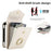 For Samsung Galaxy Z Flip7 5G Case Litchi Texture PU Leather + TPU Phone Cover with Shoulder Strap - White - 7