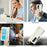 For Samsung Galaxy Z Fold5 5G Case Wrist Band Kickstand PU Leather Wallet Phone Cover with Shoulder Strap - Beige - 7