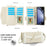 For Samsung Galaxy Z Fold5 5G Case Quilted Design PU Leather Wallet Phone Cover with Shoulder Strap - Beige - 5
