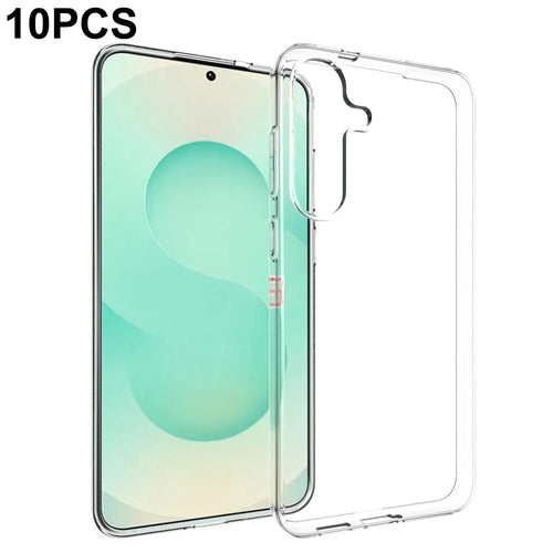 10Pcs  /  Pack For Samsung Galaxy S25 FE Case Watermark Free TPU Protective Clear Phone Cover - 1