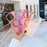 For iPhone 16 Pro Case Compatible with MagSafe Cute Fluorescent Design TPU Acrylic Phone Back Cover - White - 7