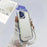 For iPhone 16 Case Skin-Touch TPU + PC Clear Phone Back Cover with Wrist Strap - Antique White - 1
