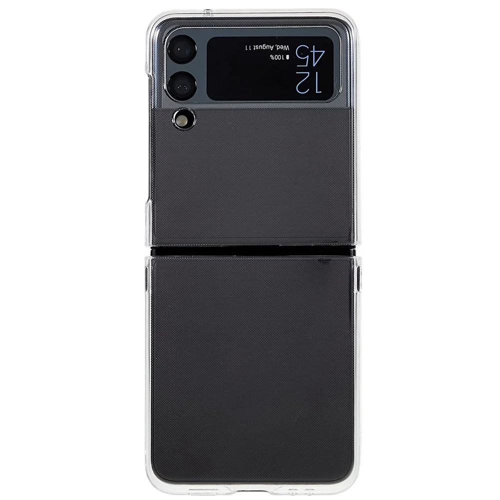 For Samsung Galaxy Z Flip4 5G Ultra Slim Anti-scratch Folding Phone Case Transparent Hard PC Back Cover - 2