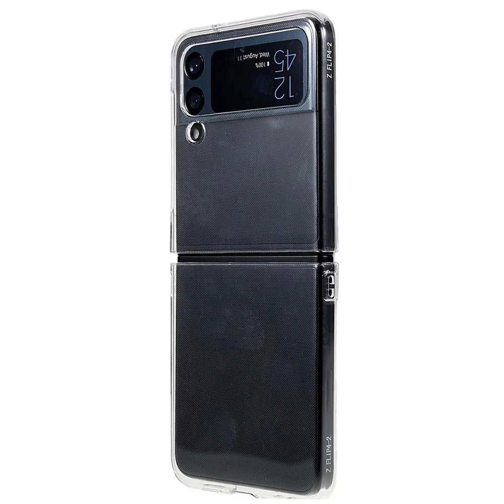For Samsung Galaxy Z Flip4 5G Ultra Slim Anti-scratch Folding Phone Case Transparent Hard PC Back Cover - 3
