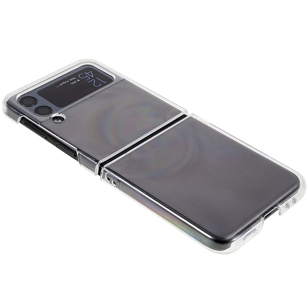 For Samsung Galaxy Z Flip4 5G Ultra Slim Anti-scratch Folding Phone Case Transparent Hard PC Back Cover - 5