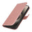 For iPhone 15 Pro Stand Case Shockproof Leather Wallet Phone Cover - Rose Gold - 7