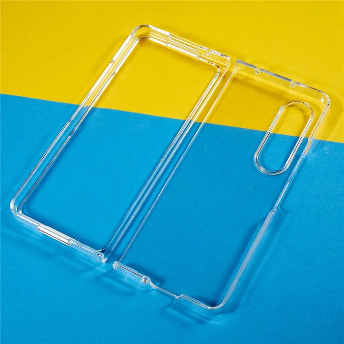 For Samsung Galaxy Z Fold4 5G Ultra Thin Anti-scratch Folding Phone Case Transparent Hard PC Protective Cover - 3