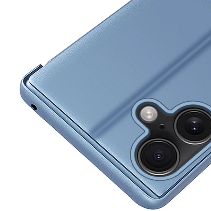 For iPhone 17 Flip Leather Cover with Stand Full Body Protective Phone Case - Sky Blue - 6