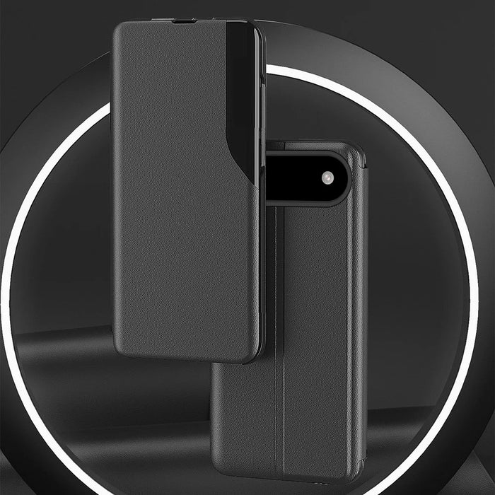 For iPhone 17 Pro Max Phone Case Folio Flip PU Leather Stand Cover - Black - 2