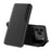For iPhone 17 Pro Max Phone Case Folio Flip PU Leather Stand Cover - Black - 1