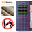 ENKAY HAT PRINCE For iPhone 16 Plus Wallet Case with Strap RFID Blocking Leather Stand Phone Cover - Purple - 2