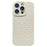 For iPhone 16 Pro Max Case with Phone Tether Tabs Protective TPU Phone Cover Wave Pattern Design - Yellow / Pink - 2