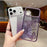 For iPhone 18 Pro / 17  Pro Case Rhinestone Butterfly Decor TPU Phone Back Cover - Gold - 2