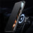 SULADA For Samsung Galaxy Z Fold7 5G Case View Window Leather Phone Cover with Auto Wake  /  Sleep - Black - 7
