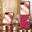 SULADA For Samsung Galaxy Z Flip7 5G Case Rhombus Leather+PC Phone Cover with Shoulder Strap - Red - 3