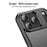 MOFI For iPhone 17 Pro Back Cover  Brushed Texture Carbon Fiber Soft TPU Case - Black - 2