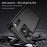 MOFI For iPhone 17 Pro Back Cover  Brushed Texture Carbon Fiber Soft TPU Case - Black - 3