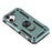For iPhone 17 Case with Wrist Strap Kickstand PC + TPU Phone Cover - Blackish Green - 5