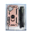 For iPhone 17 Case with Shoulder Strap Kickstand PC + TPU Phone Cover - Rose Gold - 7