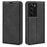For Realme C71 4G Case Skin Touch Leather Wallet Phone Cover -  Black - 1