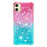 For Samsung Galaxy A08 5G / A08 4G / A07 4G TPU Case Gradient Quicksand Phone Back Cover - Pink+Sky Blue - 2