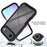 Clear Case for iPhone Air PC + TPU Phone Back Cover with PET Screen Film - Black - 6
