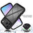 Clear Case for iPhone 18 Pro Max / 17 Pro Max PC + TPU Phone Back Cover with PET Screen Film - Black - 6