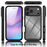 Clear Case for iPhone 18 Pro Max / 17 Pro Max PC + TPU Phone Back Cover with PET Screen Film - Black - 7
