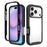 For iPhone 18 Pro / 17 Pro Case Anti Drop 2 in 1 PC + TPU Phone Cover - Black - 1