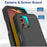 For Samsung Galaxy XCover7 Pro Case 2 in 1 PC + TPU Shockproof Phone Cover - Black - 2