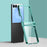 For Samsung Galaxy Z Flip7 5G Case Hinge Design Electroplating PC Clear Phone Cover - Green - 2
