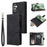 For Samsung Galaxy S25 FE Case Zipper Wallet Multiple Card Slots Leather Phone Cover with Wrist Strap - 1