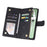 For Samsung Galaxy S25 FE Case Zipper Wallet Multiple Card Slots Leather Phone Cover with Wrist Strap - 4