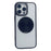 For iPhone 15 Pro Max Magnetic Case Acrylic TPU Phone Back Cover with Kickstand - Black - 2