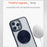 For iPhone 15 Pro Max Magnetic Case Acrylic TPU Phone Back Cover with Kickstand - Black - 3