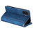 For iPhone 17 Case 9 Card Slots Zipper Wallet PU Leather Phone Cover with Wrist Strap - Blue - 5