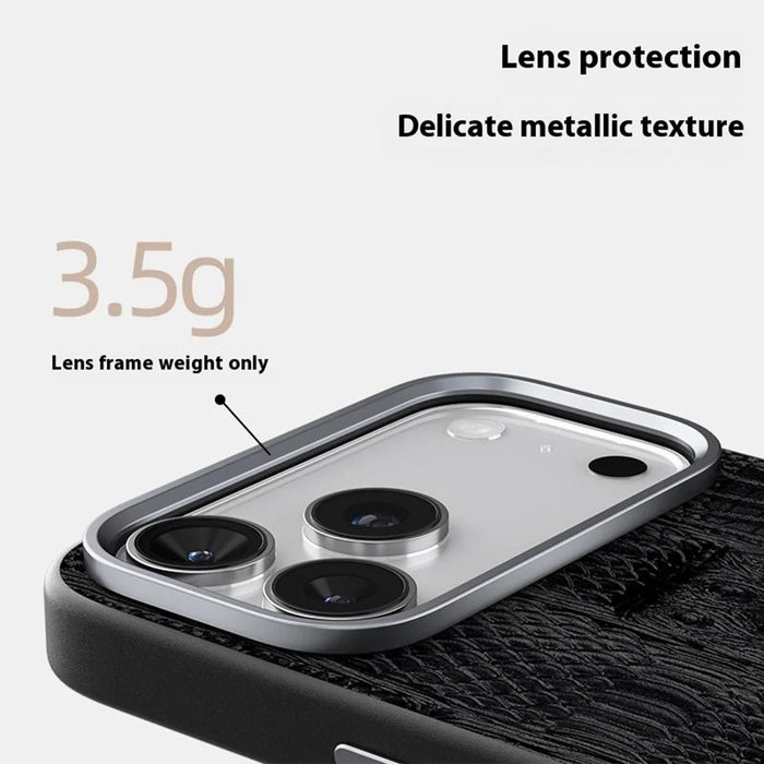 ABEEL For iPhone 18 Pro Max / 17 Pro Max Case Compatible with MagSafe Beast Texture Micro-Embossing Back Cover - Black - 7