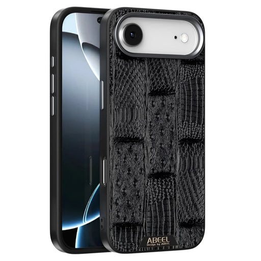 ABEEL For iPhone Air Case Compatible with MagSafe Beast Texture Micro-Embossing Back Cover - Black - 1