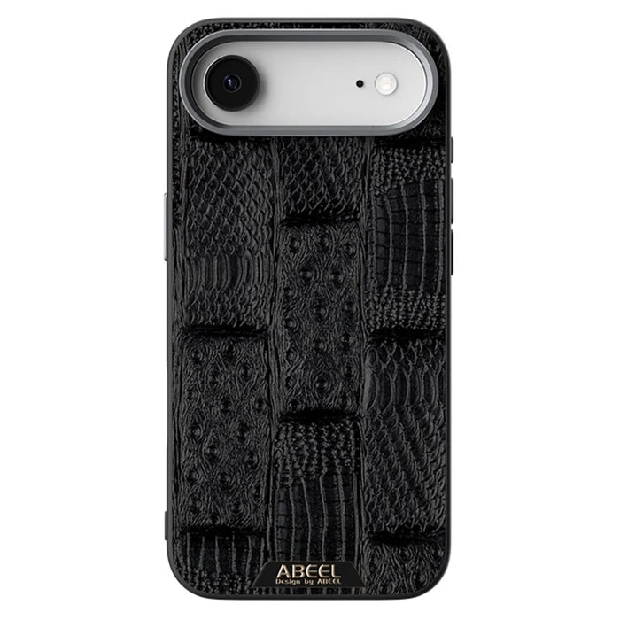 ABEEL For iPhone Air Case Compatible with MagSafe Beast Texture Micro-Embossing Back Cover - Black - 2