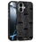 ABEEL For iPhone 17 Case Compatible with MagSafe Beast Texture Micro-Embossing Back Cover - Black - 1