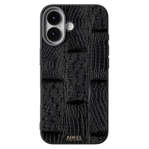 ABEEL For iPhone 17 Case Compatible with MagSafe Beast Texture Micro-Embossing Back Cover - Black - 2