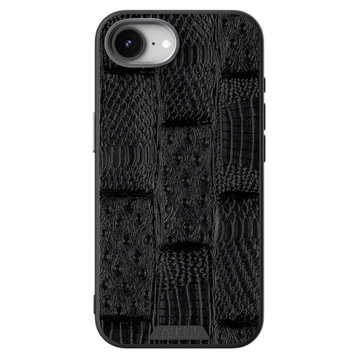 ABEEL For iPhone 17e / 16e Case Compatible with MagSafe Beast Texture Micro-Embossing Back Cover - Black - 2